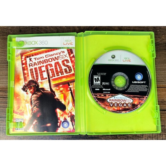 Tom Clancy's Rainbow Six Vegas  (Microsoft Xbox 360) With Manual - Picture 2 of 3